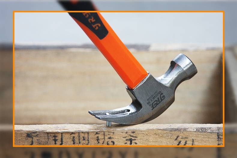 纤维柄羊角锤铁锤锤子铁榔头起钉锤木工锤拔钉锤救生锤迷你羊角锤4oz