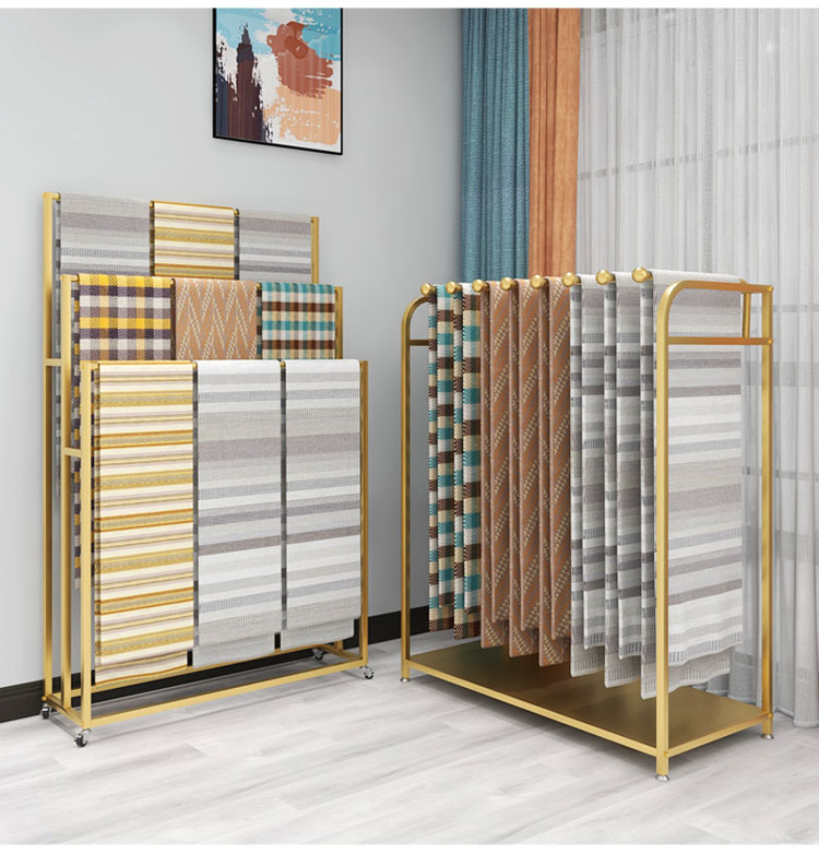 家纺面料展示架品质保证被子展示架空调被展架家纺布艺夏凉被货架窗帘