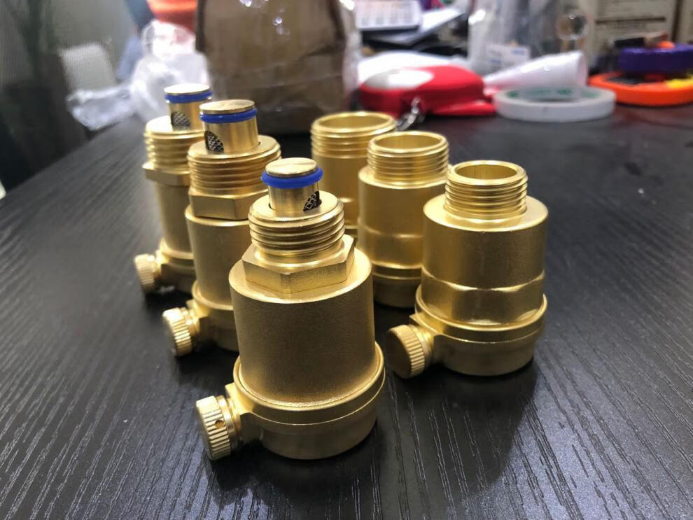 不锈钢排气阀4分6分1寸304丝扣自动排气阀管道水管暖气放气阀dn15