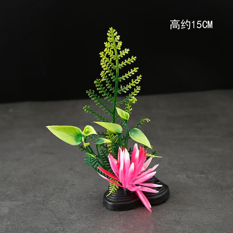 可狄酒店刺身拼盘菜品盘饰摆盘装饰花草餐厅假花创意小摆件围边点缀d1