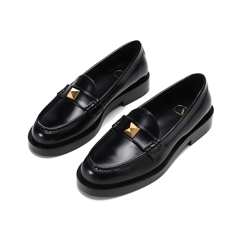 女鞋 华伦天奴 valentino 女士超大铆钉乐福鞋皮鞋单鞋 xw2s0cj0 dsd