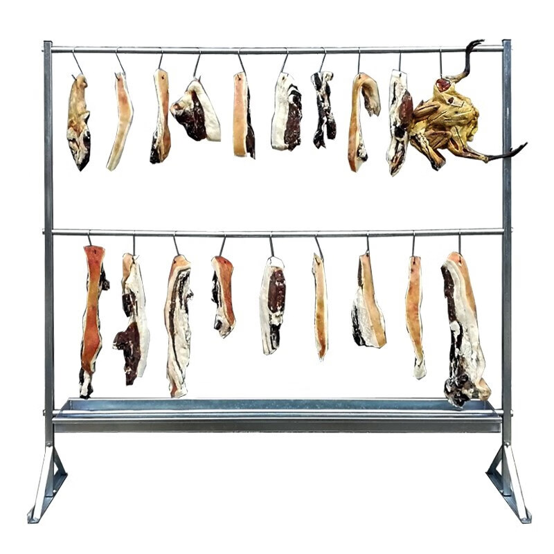 烧腊挂架烤鸭挂钩单钩挂鸭架子鱼展示架烧腊烤鸡烤鸭厨房挂肉架 烧腊