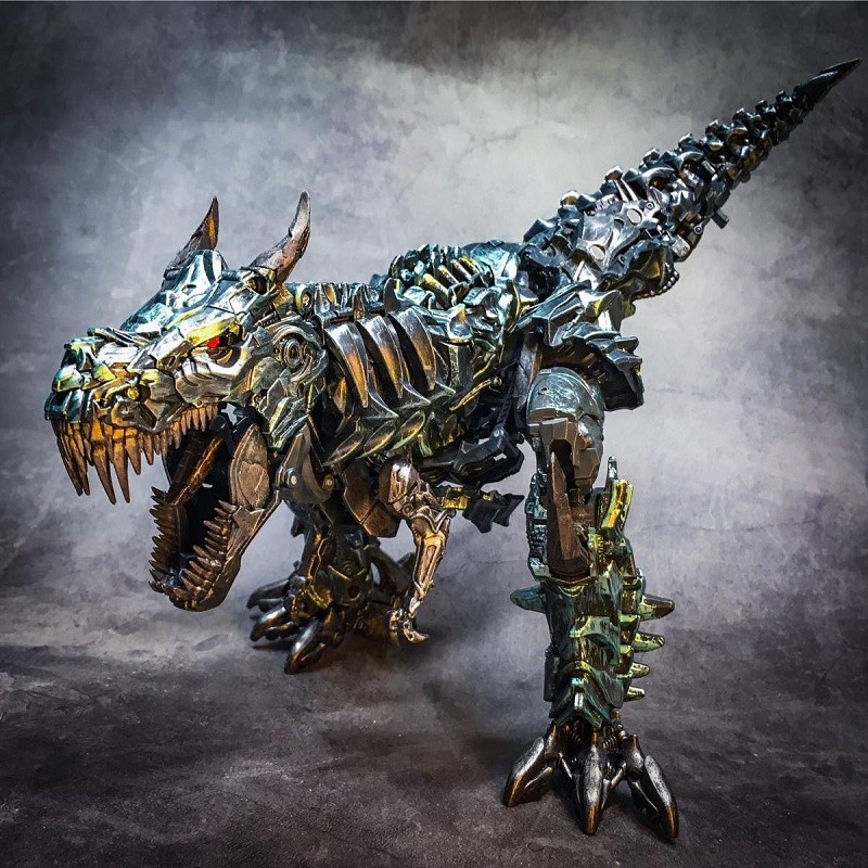 限时特价变形金刚威将钢索恐龙霸王龙威将变形玩具钢索电影版金刚机器