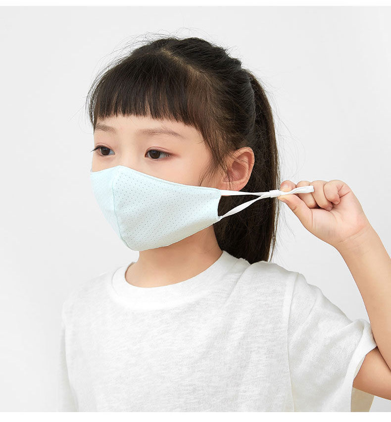 趣仕达新品跑步口罩运动型柔软透气儿童冰丝口罩春夏薄款潮童口罩防晒