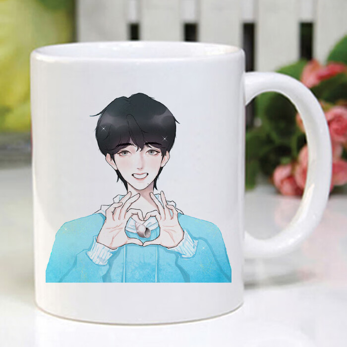 2022新款tnt时代少年团宋亚轩周边水杯同款杯子陶瓷马克杯应援生日