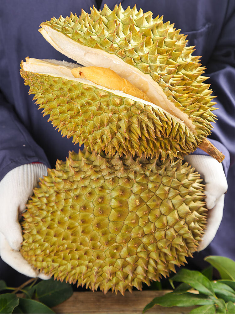 泰国进口金枕头榴莲新鲜水果带壳果整箱a级应当季热带水果孕妇3斤4斤