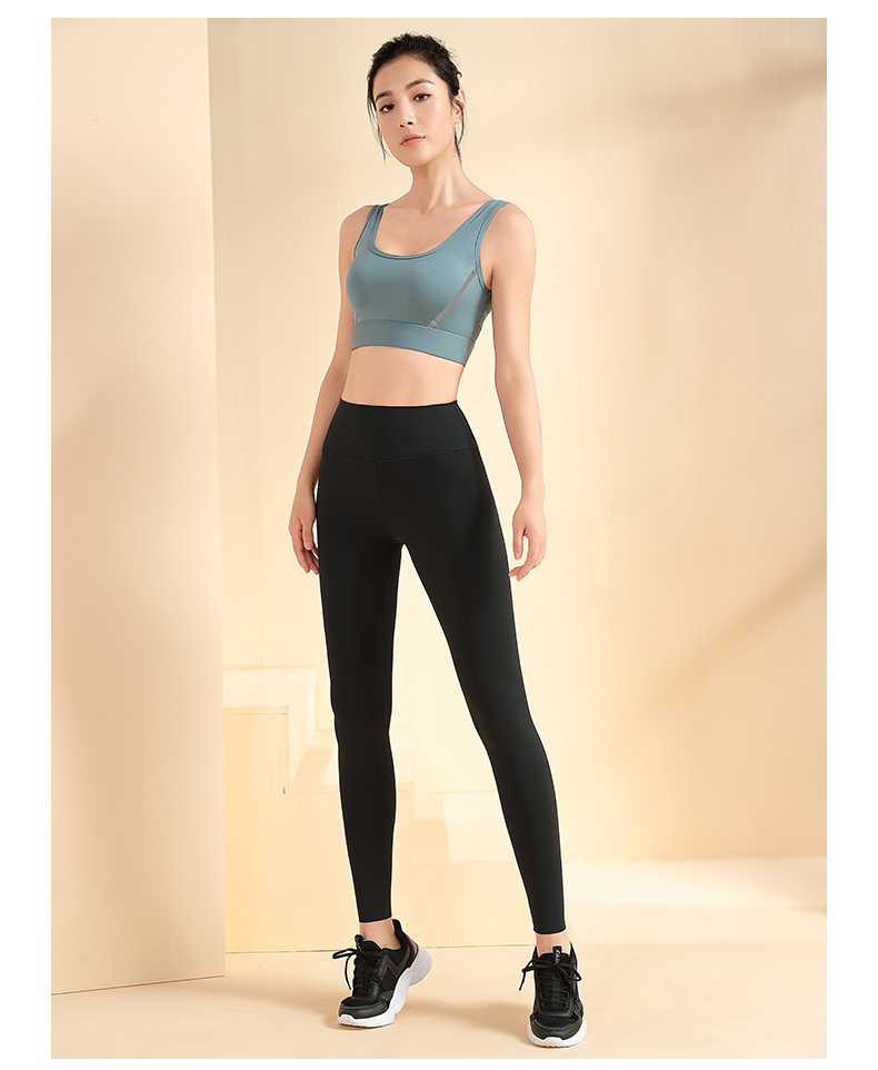 骆驼(camel)瑜伽裤女弹力紧身裤秋冬季运动裤长裤跑步训练健身裤高腰