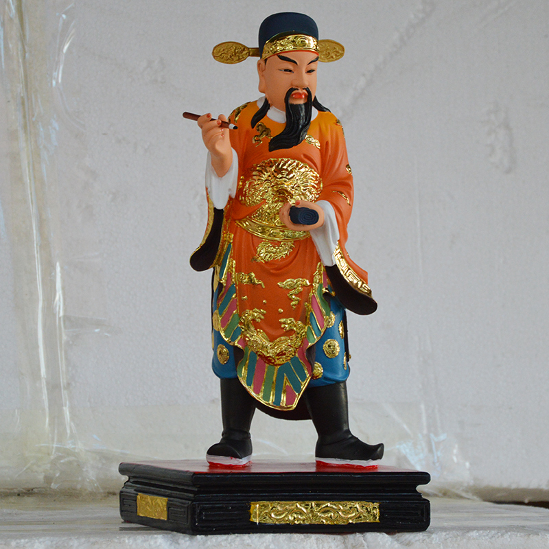 文判官神像武判官像文武判官地府神像城隍爷左右助手树脂摆件 文武