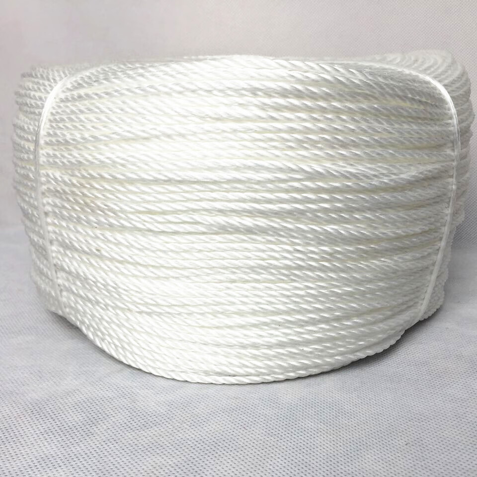 细尼龙绳子高强度扁丝白色3mm打包捆扎绳大鹏帐篷绳广告塑料绳 16毫米