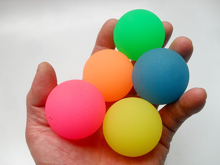 弹力球大号80后童年怀旧玩具实心弹力球大号橡皮弹跳球扭蛋橡胶跳跳球