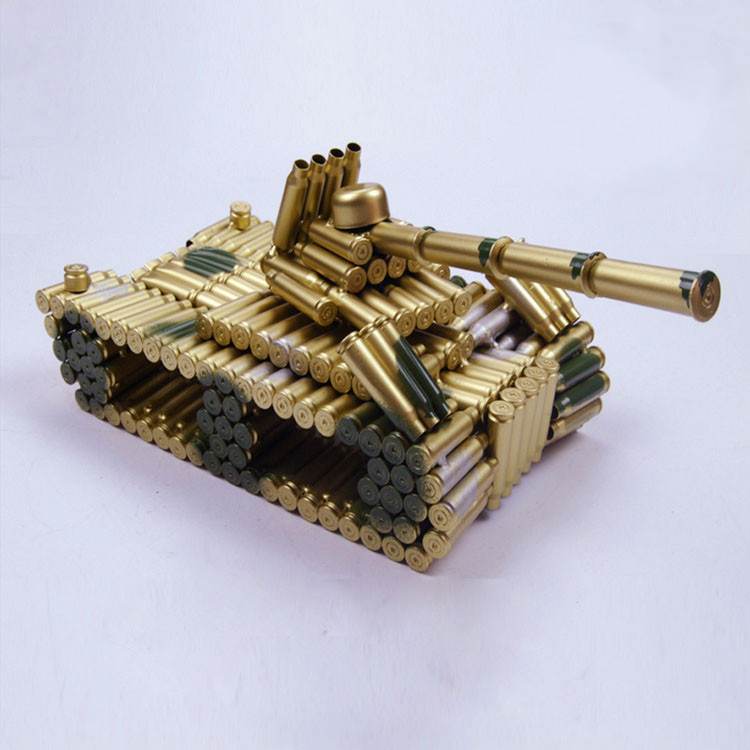 $*创意95子弹壳坦克模型子弹头子弹壳工艺品退伍军人纪念品生日礼物