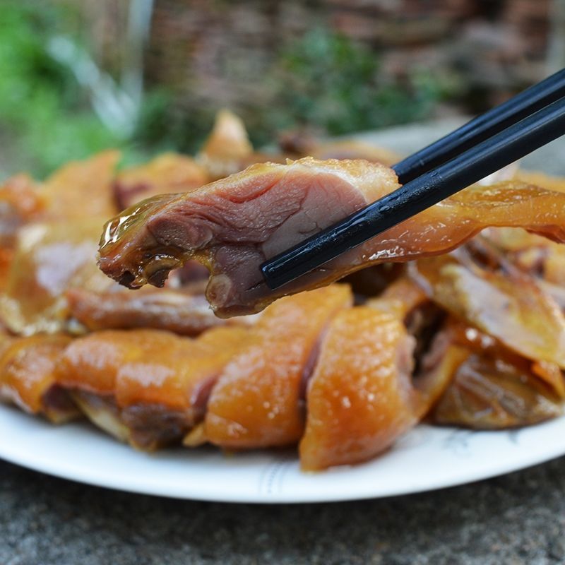 2鸭肉风干鸭整只成年鸭干货咸鸭阳干鸭湖北特产农家自制鸭肉腾旺纳跃a
