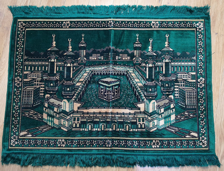 土耳其挂毯 回族挂毯壁毯天房麦加圣寺土耳其进口挂毯120x80cm开斋节