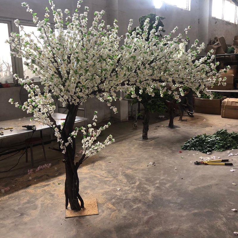 凯都假花仿真梅花树大型假腊梅树绿植装饰樱花树摆放红梅树假树腊梅15
