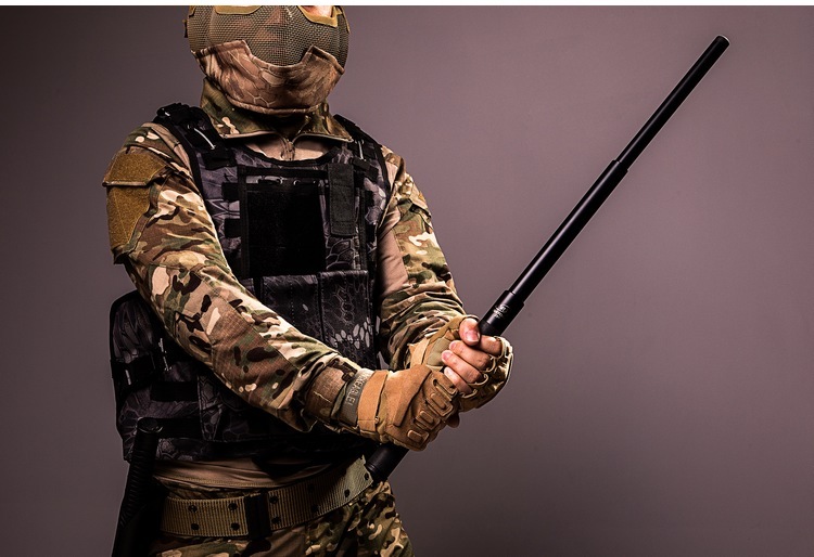 yrg机械伸缩棍战术甩棍防身甩棒自卫防狼神器防身甩棍保安装备兵器库