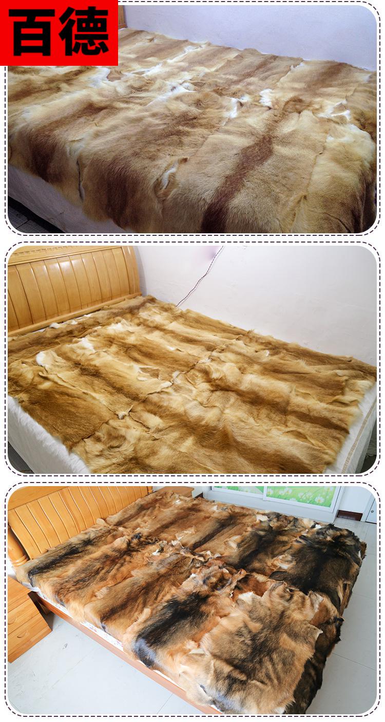 狗皮褥子狗皮褥子单双人床褥宿舍床垫支持定制真皮毛一体老人冬季保暖