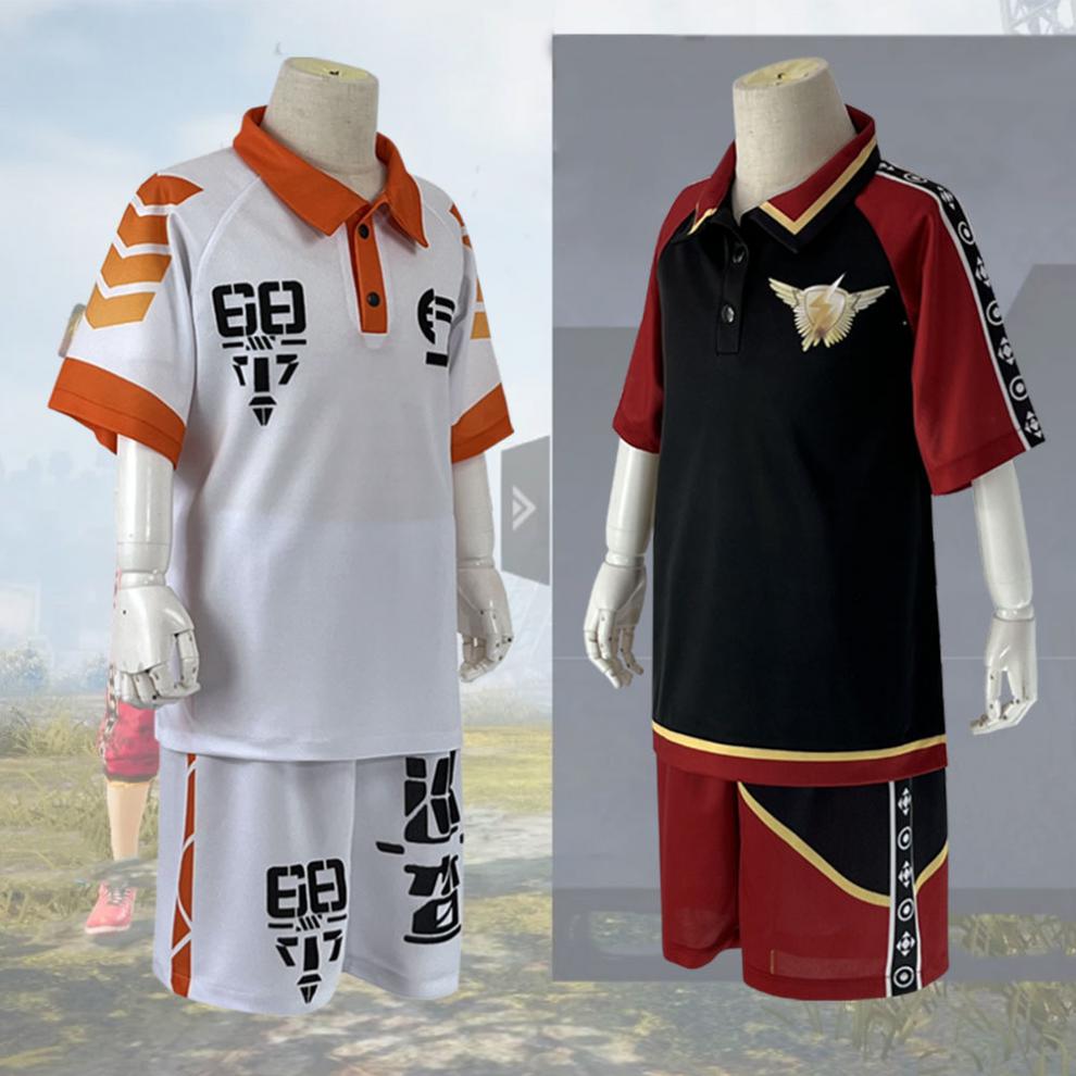 赛瑟达和平精英cos服s1身法裤裤子s1战斗服套装短袖和平精英巡查员