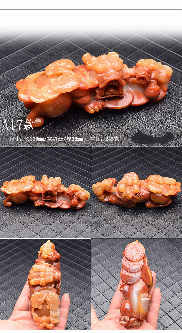 云南龙陵黄龙玉霸王貔貅手把件把玩件茶宠摆玉石阴阳吊坠玉坠摆件貔貅