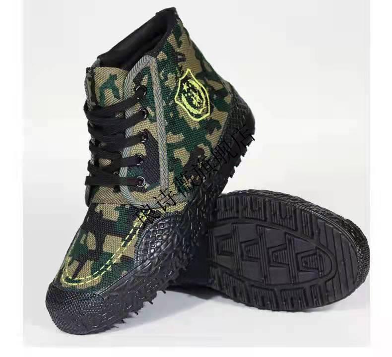 琅诗薇3531解放鞋通用耐磨户外工装鞋鞋工地工作劳保鞋帆布单鞋3531