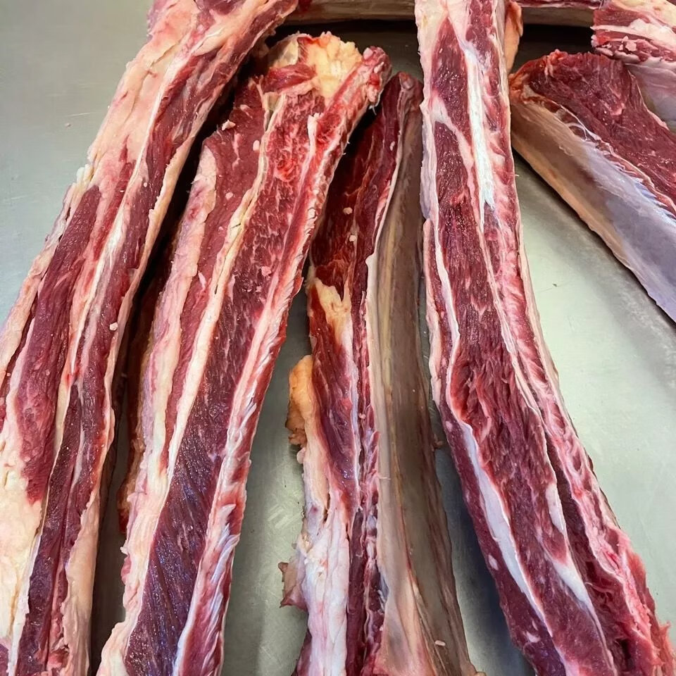 清真牛排骨牛肋骨牛骨汤生鲜牛肉冷冻牛骨带肉牛骨头昌隆福记 牛肋骨5