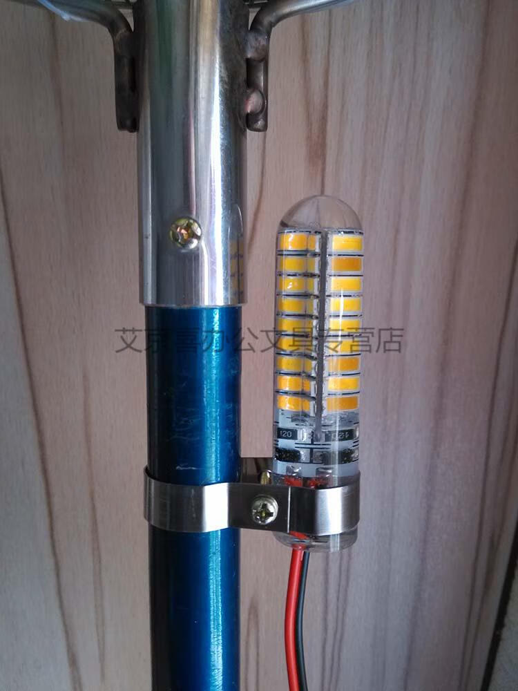 蕾迪熊leidixiong下水灯12v灯强光防水超亮led水下灯夜钓集鱼灯黄光诱