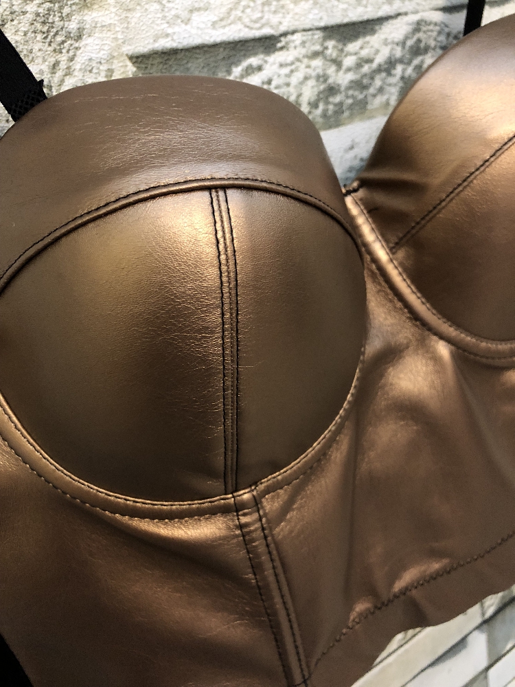 内衣 文胸 赢夫人(mrs win) 皮质文胸皮质吊带女装纯色夏季弹力背心