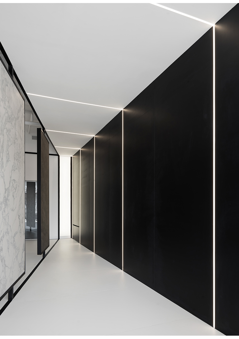 阳角线性灯led无边框预埋花边线条灯阴阳角铝合金灯槽线性灯嵌入式