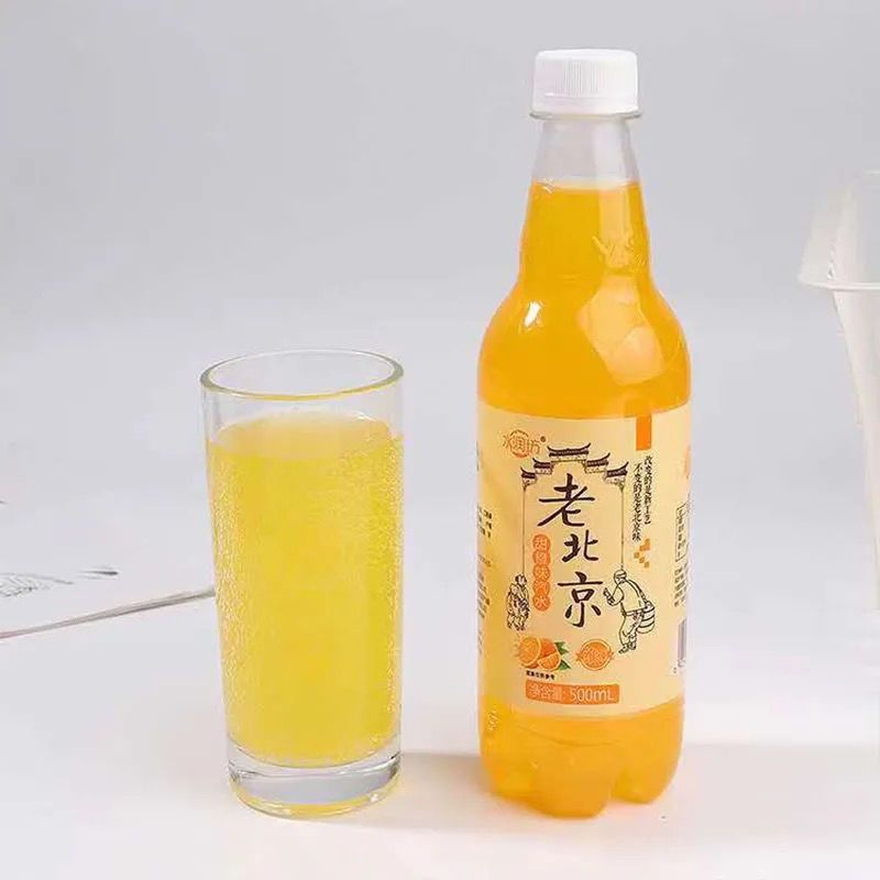 水润坊老北京甜橙味汽水老冰棍饮料儿时味道回忆老式怀旧8090后白桃味