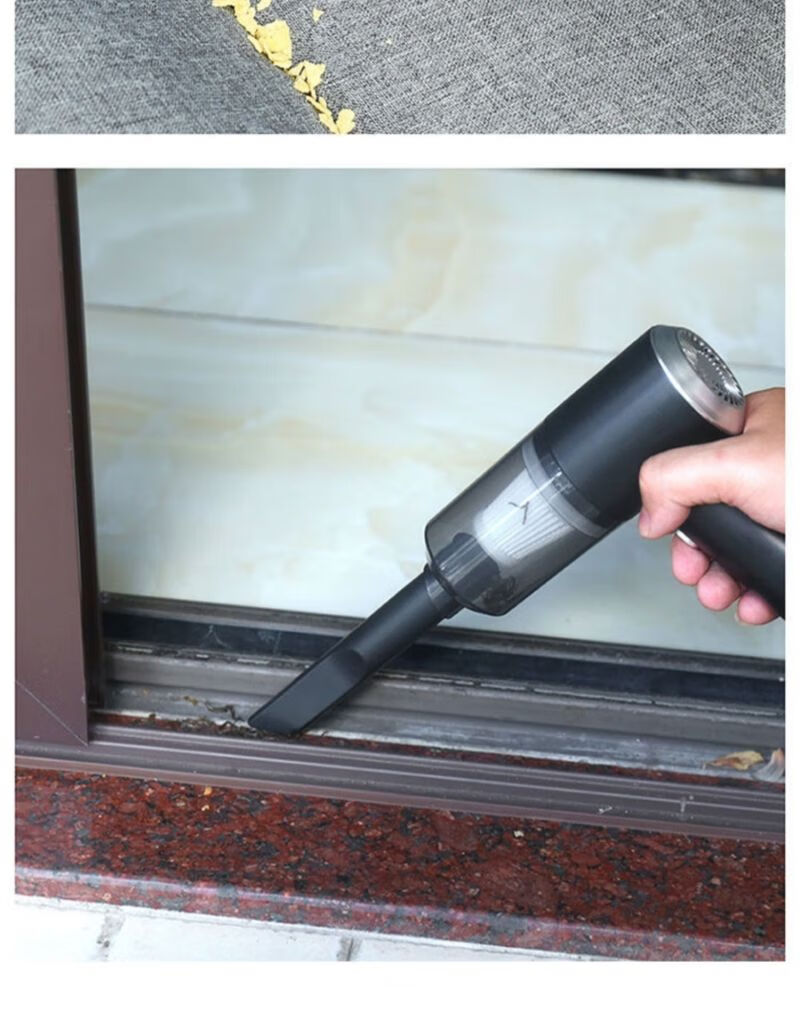 充电吸尘器家用大吸力无线窗户窗槽缝隙灰尘清理工具凹槽清洁神器世雅