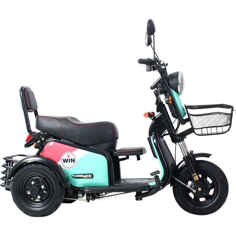 小刀新国标电动三轮车小型家用女士同款代步车带棚电瓶车可进电梯