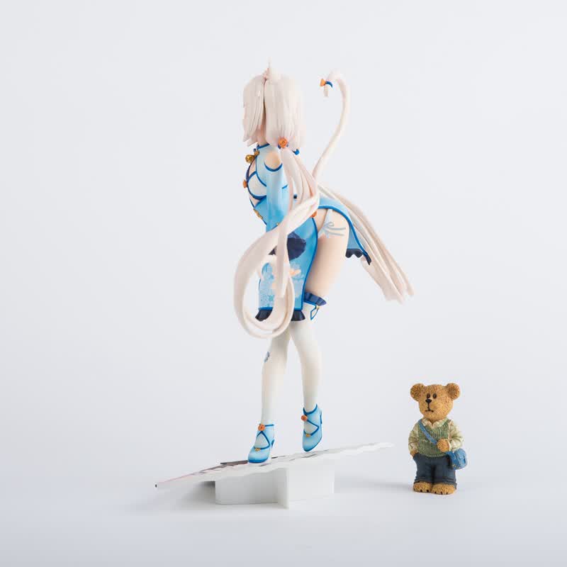 插入可脱软体猫娘乐园旗袍巧克力与香子兰可污全脱美少女xinhao打模型