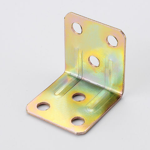 铁角码 90度直角吊码 l型角铁 三角支架镀彩家具木板固定配件衣柜 20*