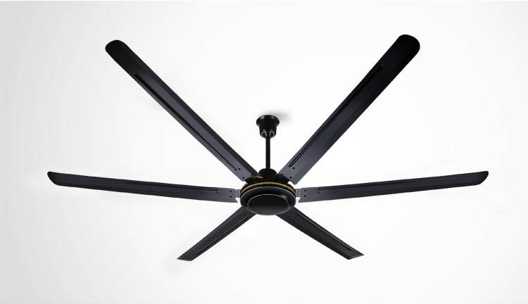 80吋黑色吊扇王特大2米工业吊扇 复古吊扇饭堂咖啡室健身房吊顶扇良 