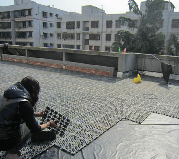 排水板塑料排水板屋顶绿化花园种菜露天阳台种花楼顶花坛种植阻根土工