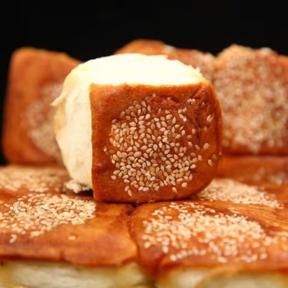 脆底蜂蜜小面包 蜂蜜小面包脆底老式手工现做面包零食即食糕6个 原味