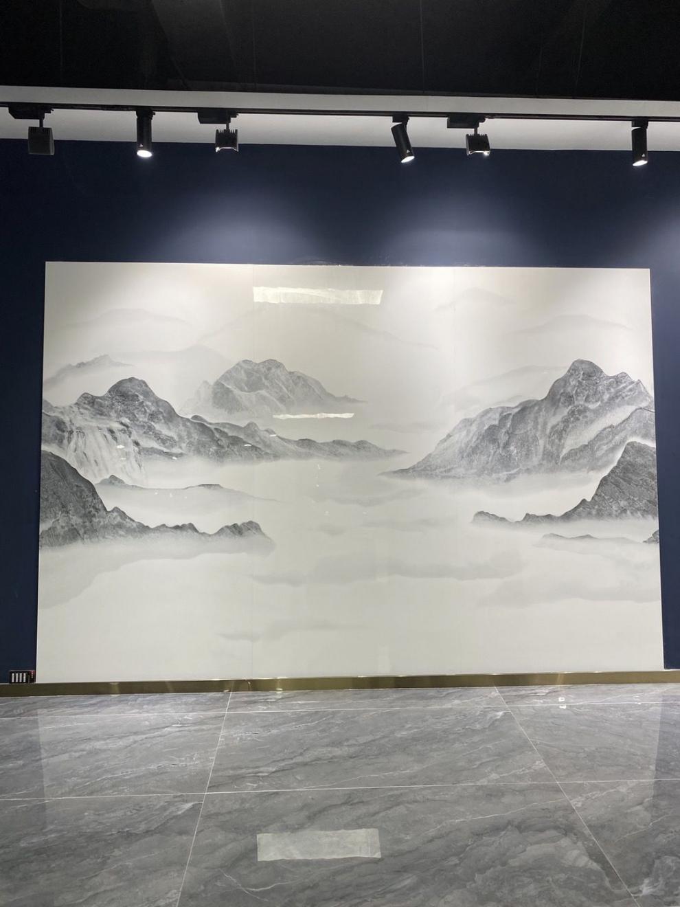 瓷砖批发岩板12002400电视墙背景墙画客厅装修连纹大板轻奢岩板4