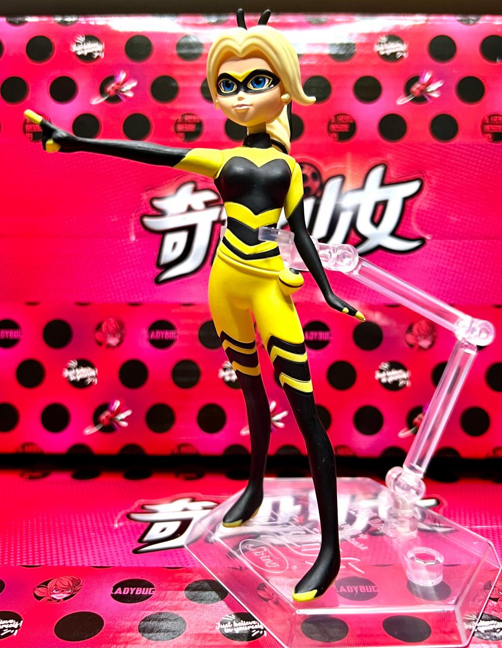 奇迹少女米可幻奇瓢虫雷迪ladybug黑猫罗尔马丽娜模型摆件玩具 随机