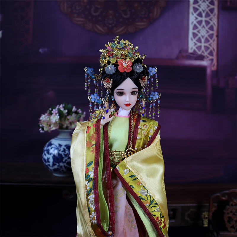 京选优品古装芭比娃娃全套古装娃娃汉服套装6分公主宫廷芭比古风礼物