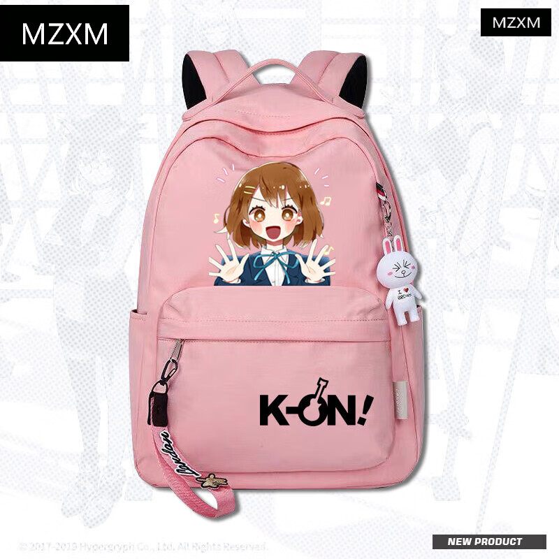 on秋山澪平泽唯二次元周边男女学生时尚书包双肩包