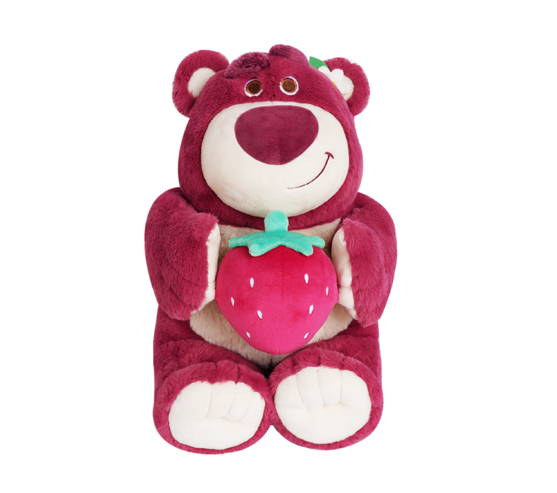 迪士尼disney 玩具总动员草莓熊毛绒玩具抱抱熊公仔老婆女朋友同学男