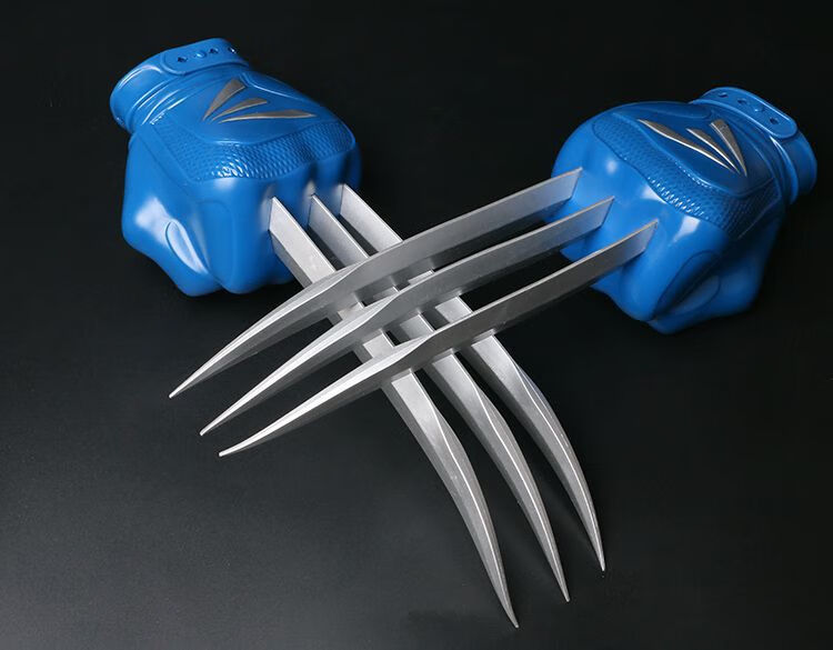 金刚狼爪子x战警金刚狼爪子道具玩具的钢爪cos手套可穿戴万圣节服装