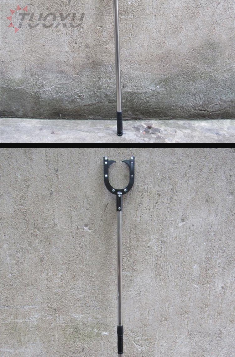 防暴脚叉伸缩防暴抓捕器材保安巡逻执勤不锈钢防暴装备校园保安保卫