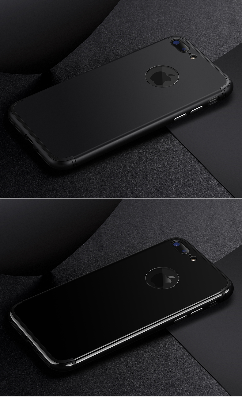 施卡洛iphone7手机壳苹果7plus套新款白色防摔ip黑puls全包硬壳男女