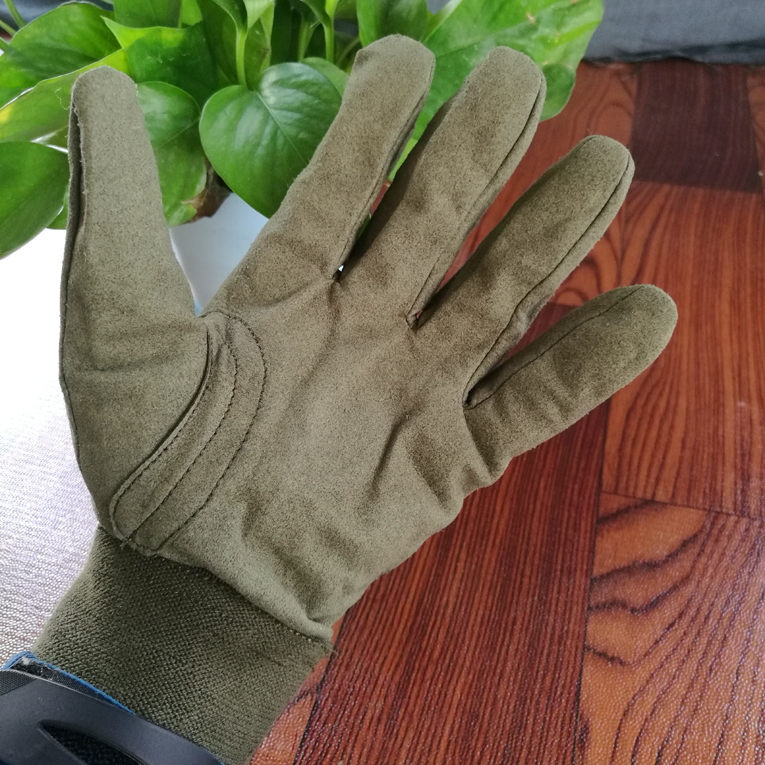 配发06伞兵夏作训手套 户外手套 全指登山骑行 男士单皮 2号 其他_ 11