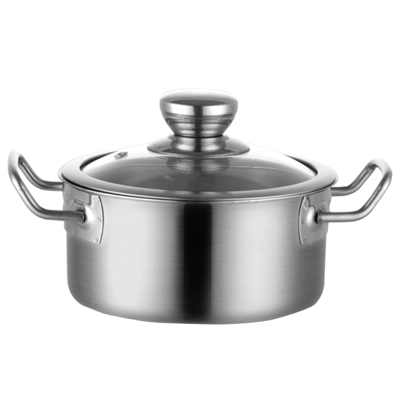 单人小火锅不锈钢家用电磁炉火锅锅具宿舍煮锅