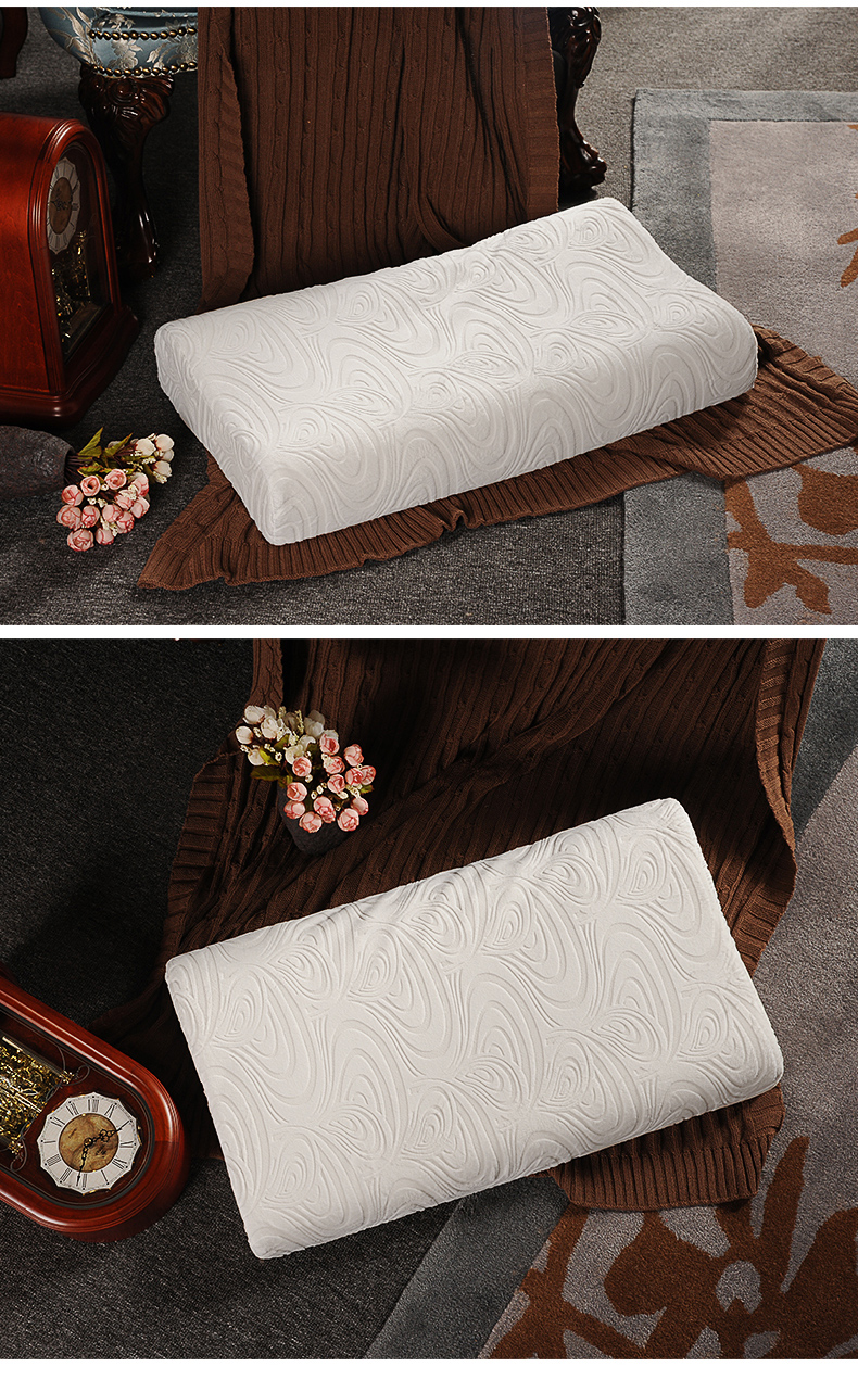 rose太空记忆棉枕头枕芯慢回弹科技五星级酒店3d羽绒按摩枕 太空记忆