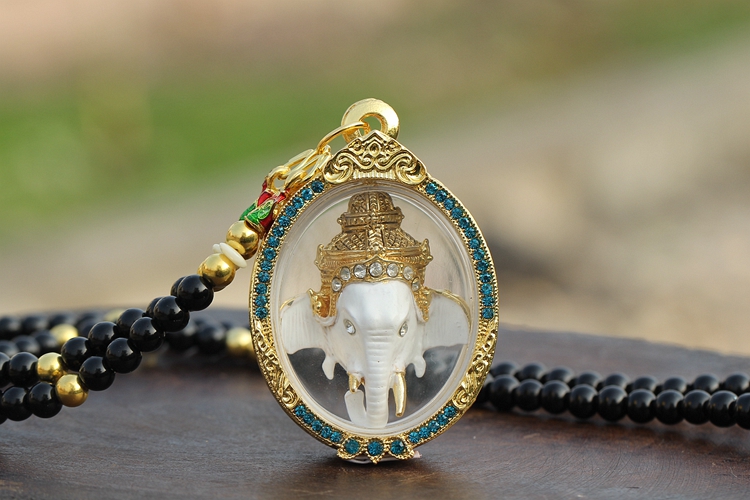 寓意定制礼品泰国佛牌 龙婆本智慧象神真品寓意好运//送链送人定制