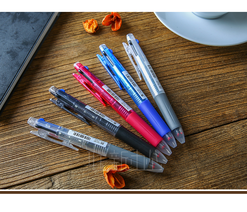 【联新办公】日本zebra斑马三合一多功能笔j3j2 小学生办公用三色中性