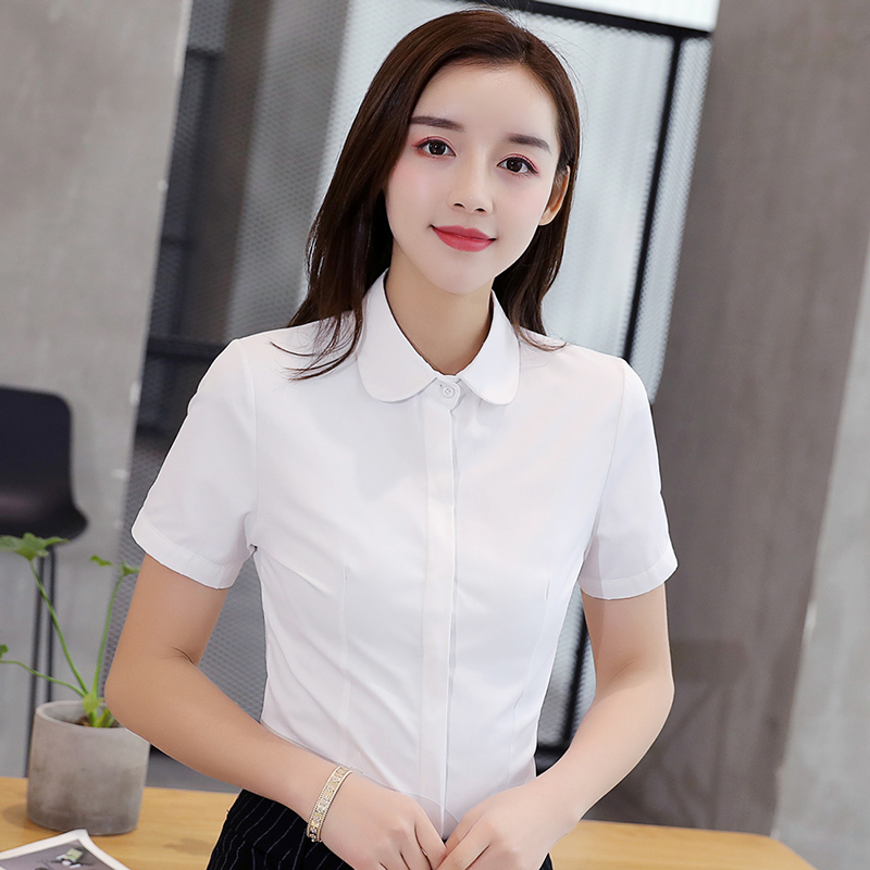 女衬衫2018新款夏秋打底衫职业装正装女士工作服