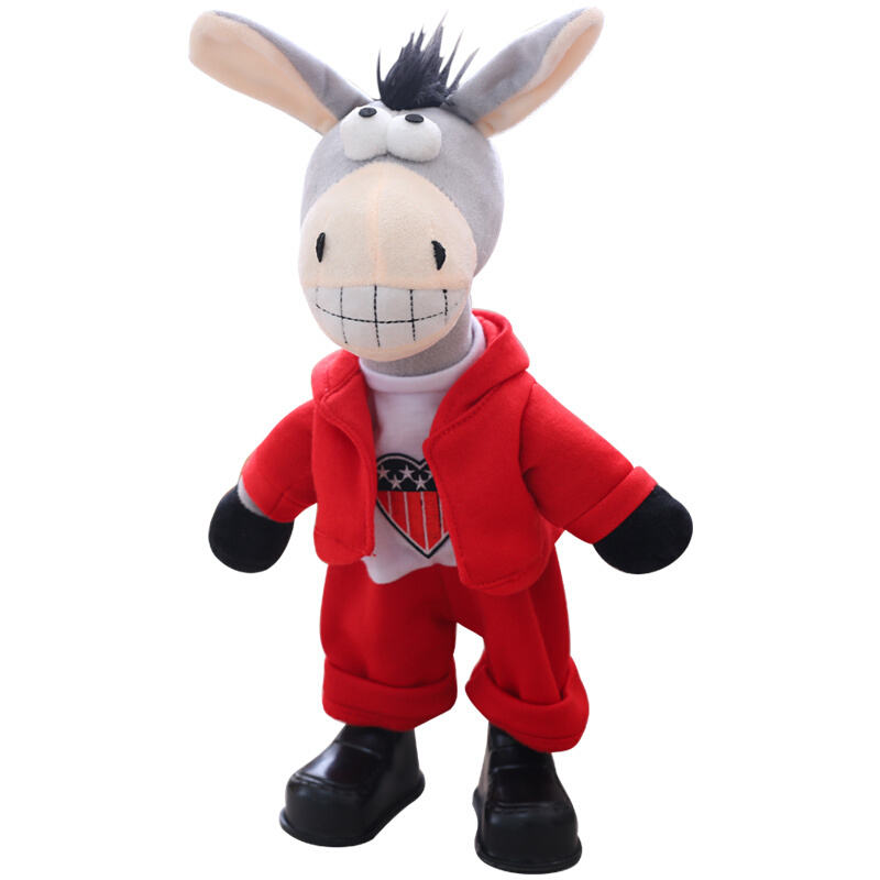 抖音同款,会说话会跳舞疯狂摇头驴公仔,可录音升级版